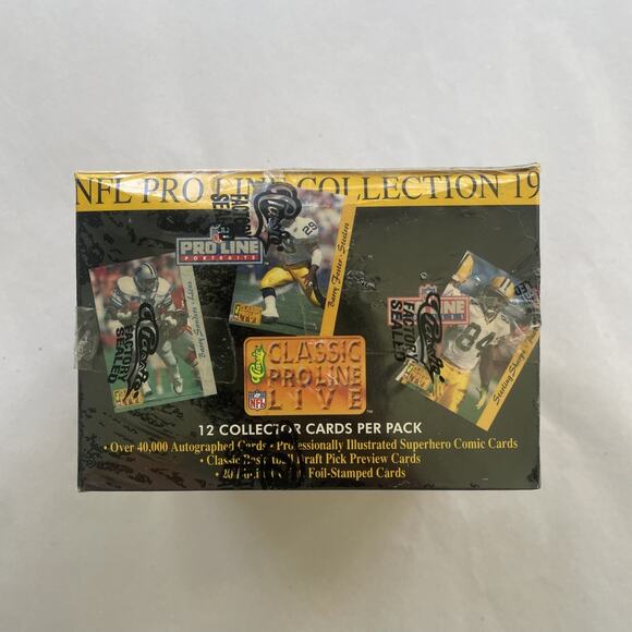 1993 Classic Pro Line Live Football Box - Picture 7 of 7